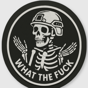 Holographic MIL/LEO Slap "WHAT THE FUCK"